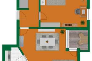 Erstbezug nach Kernsanierung: 2,5-Zi.-Wohnung mit Balkon und Tiefgarage (+Aufzug) – Hauptstrasse 160, 79576 Weil am Rhein – Vorschaubild 4