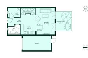 Doppelhaushälfte mit Dachstudio, Dachterrasse und Garage – Tourcoingstraße 6, 46240 Eigen, Bottrop – Vorschaubild 10