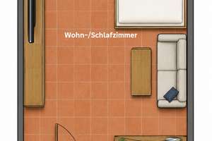 Gemütliches 1-Zimmer-Apartment im Justiz-Viertel von Köln-Sülz – Die vollständige Adresse der Immobilie erhältst du vom Anbieter., 50939 Sülz, Köln – Vorschaubild 2