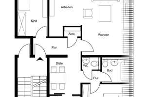Sonnige 3,5 Zimmer Balkonwohnung 
in Ückendorf – Die vollständige Adresse der Immobilie erhältst du vom Anbieter., 45886 Ückendorf, Gelsenkirchen – Vorschaubild 10