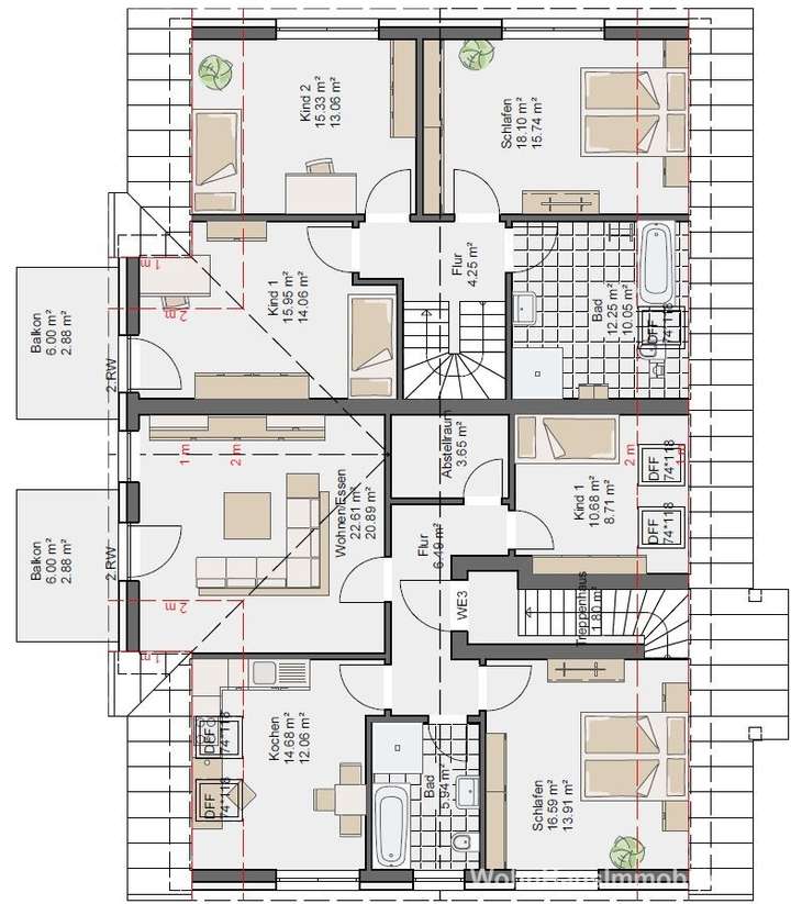 Grundriss Dachgeschoss