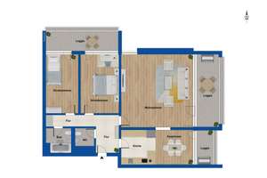 Solide vermietet mit Perspektive: Helle 3,5-Zimmer-Wohnung mit drei Loggien im Olympiadorf – Die vollständige Adresse der Immobilie erhältst du vom Anbieter., 80809 Am Riesenfeld, München – Vorschaubild 13