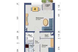 Sonnige Aussichten - Gemütliche 2-Zimmer-Wohnung mit Südbalkon – Die vollständige Adresse der Immobilie erhältst du vom Anbieter., 24149 Neumühlen-Dietrichsdorf, Kiel – Vorschaubild 25