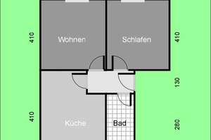 2 ZKDB Balkon, 2.OG, im Herzen von Alt-Buchheim, ruhige Lage, gut geschnitten – Die vollständige Adresse der Immobilie erhältst du vom Anbieter., 51065 Buchheim, Köln – Vorschaubild 2