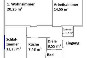 Ruhig, grün, gut geschnitten: 3-Zi.-Whg. mit 2 Loggias & EBK in Hastedt - frei ab Herbst 2027 – Die vollständige Adresse der Immobilie erhältst du vom Anbieter., 28207 Hastedt, Bremen – Vorschaubild 16