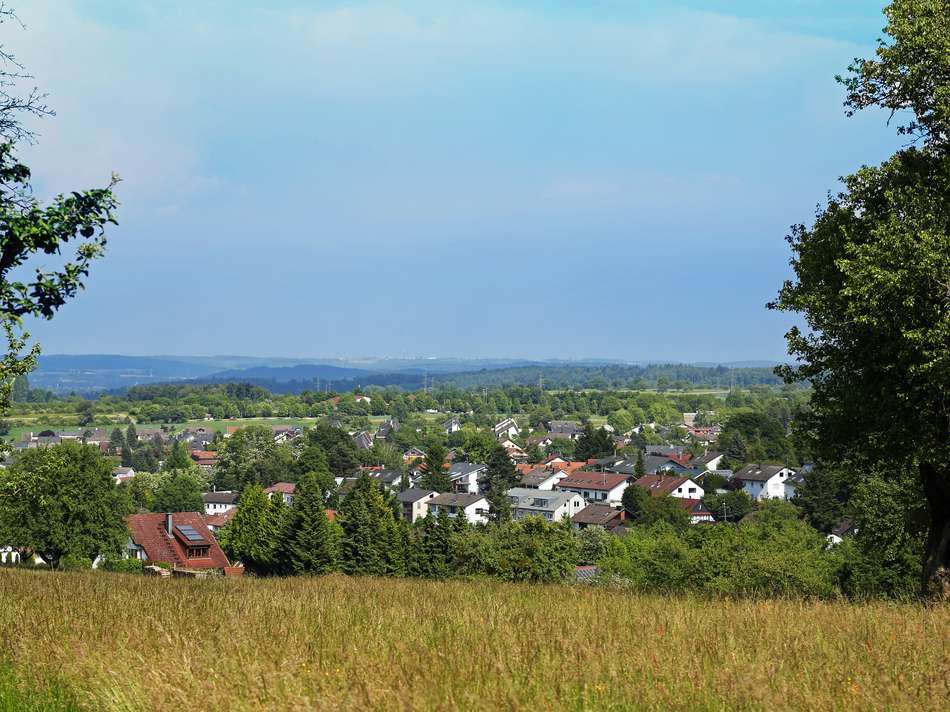 Blick auf Grünwettersbach