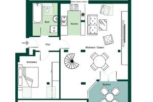 76 m² | 3-Zimmer-Dachgeschosswohnung auf 2 Ebenen | Gepflegt & top angebunden – Die vollständige Adresse der Immobilie erhältst du vom Anbieter., 13353 Wedding, Berlin – Vorschaubild 14