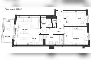 Tauschwohnung: Neue 3-Zimmer Wohnung mit 2 Badezimmern und Balkon – Die vollständige Adresse der Immobilie erhältst du vom Anbieter., 40211 Stadtmitte, Düsseldorf – Vorschaubild 5