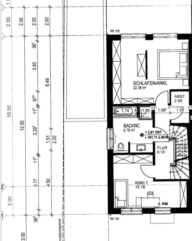 Grundriss Obergeschoss