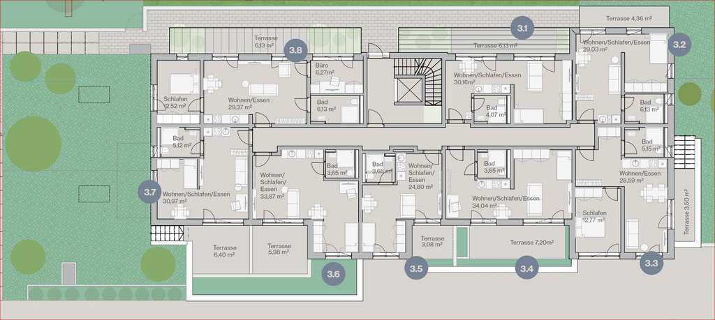 Immobilie in Welden - Schöner [LEBEN] Welden Haus 3 - 1.OG (Wohnung 3.12) - Bild 2