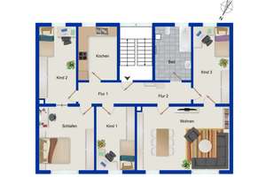 Attraktive 5-Zimmer-Dachgeschosswohnung mit ca.108 m² – vermietet &amp; zentral in Fürth – 90763 Südliche Südstadt, Fürth – Vorschaubild 11