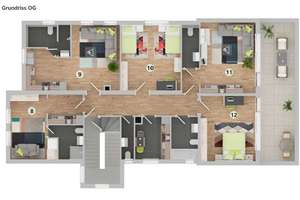 URBANISIERT – Voll vermietetes Mehrfamilienhaus mit 11 Wohneinheiten im Zentrum von S-Feuerbach – Die vollständige Adresse der Immobilie erhältst du vom Anbieter., 70469 Feuerbacher Tal, Stuttgart – Vorschaubild 11
