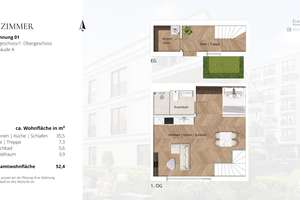 Neubau Maisonette-Apartment im Kö-Karree - nur 80m von der Königsallee entfernt – Talstraße 11, 40217 Friedrichstadt, Düsseldorf – Vorschaubild 8