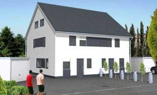 Moderne Doppelhaushälfte in massiver Bauweise in Mußbach