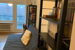 Vollständig möblierte 1-Zimmer-Wohnung mit großer Dachterrasse in München-Schwabing  – Die vollständige Adresse der Immobilie erhältst du vom Anbieter., 80803 Münchner Freiheit, München – Vorschaubild 2