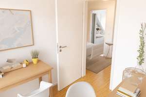 Neuwertige 3-Zimmer-Dachgeschosswohnung mit 2 Schlafzimmern, Balkon und Aufzug – Wachtelweg 29, 81927 Waldtrudering, München – Vorschaubild 24