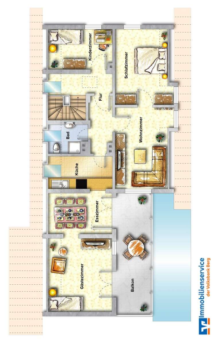 Ein-/Zweifamilienhaus mit idyllischem Grundstück und Weitblick, Oberbergischer Kreis – Bild 3