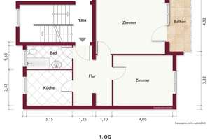 Platz für Ihre Ideen – 57 m² mit Balkon im grünen Frohnau – Die vollständige Adresse der Immobilie erhältst du vom Anbieter., 13465 Frohnau, Berlin – Vorschaubild 14