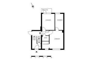 Ein tolles Wohngefühl: 3-Zimmer-Wohnung – Hegeweg 23, 28779 Lüssum-Bockhorn, Bremen – Vorschaubild 3