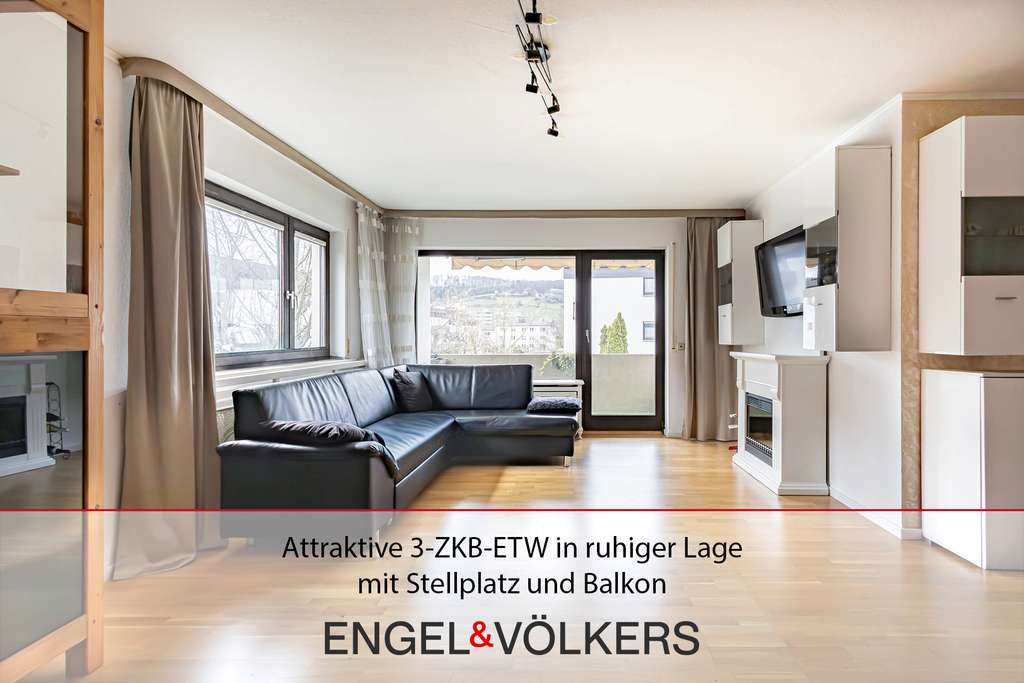Immobilie in Bad Bergzabern - Attraktive 3-ZKB-ETW in ruhiger Lage mit Stellplatz und Balkon - Bild 0