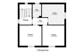 Freistehendes Dreifamilienhaus in Angermund + Einzelgarage + weitläufigem Grundstück – 40489 Angermund, Düsseldorf – Vorschaubild 18