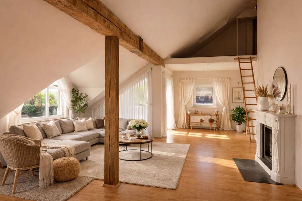 Immobilie in Bad Camberg - Mehr Wohnwert auf 134m² + Kamin im Wohnzimmer und zwei Balkone - Bild 0