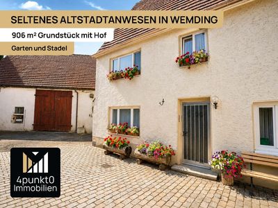 Altstadtanwesen in Wemding – 906 m² Grundstück mit Hof, Garten und Stadel