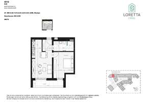 Loretta Living: Gut durchdachte 2-Zimmer-Wohnung mit Loggia – Martinstr. 42a, 40223 Bilk, Düsseldorf – Vorschaubild 22
