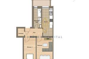 moderne 2-Zimmer-Altbauwohnung mit Einbauküche & Balkon SOLL Brutto Rendite 4% – Die vollständige Adresse der Immobilie erhältst du vom Anbieter., 4279 Dölitz-Dösen, Leipzig – Vorschaubild 16