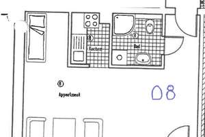 Hübsche Einraumwohnung im ersten Obergeschoss - Einziehen und wohlfühlen -