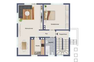 Renovierte 2-Zimmer Wohnung mit Terrasse und Garage in Bonn-Lengsdorf – Die vollständige Adresse der Immobilie erhältst du vom Anbieter., 53127 Lengsdorf, Bonn – Vorschaubild 13