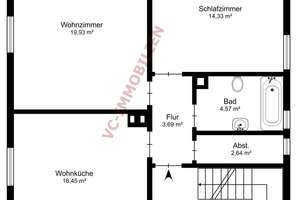 Helle 2 Zi.-Wohnung im 1.OG in M-Moosach sucht ruhige(n) Mieter  – Gögglstraße ., 80997 Moosach-Bahnhof, München – Vorschaubild 8