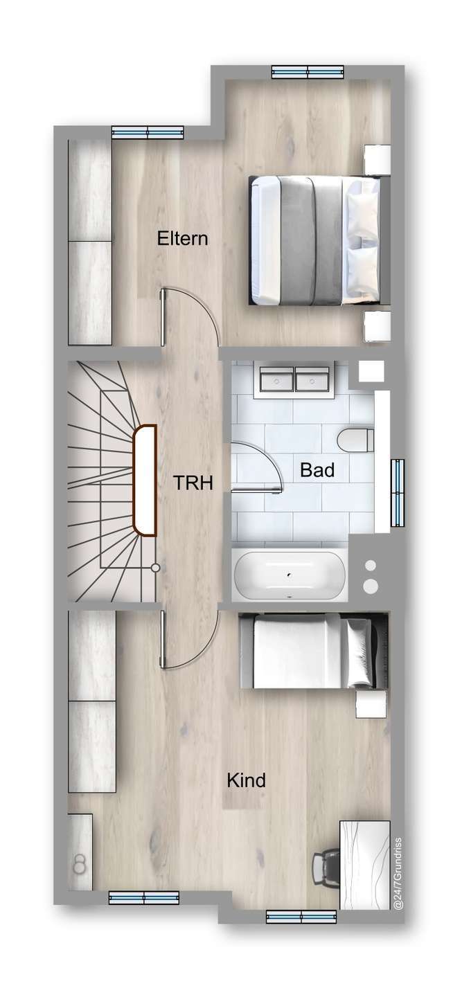 Grundriss Obergeschoß