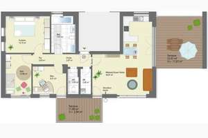 Penthouse mit Dachterrasse im 3.OG – Charles_Lindbergh-Str. 9, 90765 Unterfarrnbach, Fürth – Vorschaubild 33