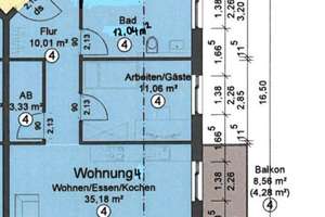Lebendiges Wohnen: 3-Zimmer-Wohnung mit Balkon in Bielefeld-Jöllenbeck – Die vollständige Adresse der Immobilie erhältst du vom Anbieter., 33739 Jöllenbeck, Bielefeld – Vorschaubild 19