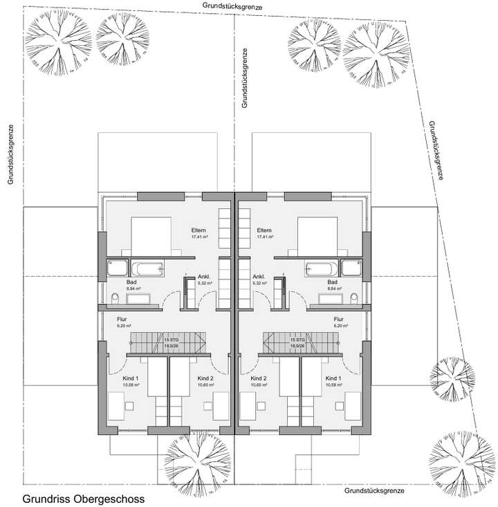 Grundriss 1. Obergeschoss