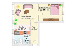 Direkt einziehen! Helle 2 Zimmer, Tageslichtbad mit Wanne, guter Schnitt, gute Lage – Grubenstraße 43, 18055 Stadtmitte, Rostock – Vorschaubild 10