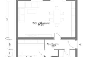 Bremen nahe Überseestadt: Sanierungsbedürftige Wohnung mit Fahrstuhl und Balkon – Die vollständige Adresse der Immobilie erhältst du vom Anbieter., 28217 Utbremen, Bremen – Vorschaubild 3