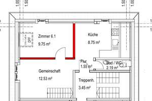 Befristet, teilmöbliert: DG-Maisonette mit 4 Zimmern, EBK, Nähe U-Bahn – Die vollständige Adresse der Immobilie erhältst du vom Anbieter., 70327 Wangen, Stuttgart – Vorschaubild 20