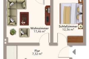 Charmante 2-Raum-Wohnung mit Blick ins Grüne – Alt Salbke 105, 39122 Magdeburg – Vorschaubild 12