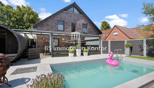 Bild von Hinte! Neuwertiges Einfamilienhaus mit gehob. Ausstattung, Swimming-Pool und Garage in ruhiger Lage!