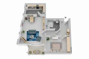 Barrierefreie, seniorengerechte 2-Zimmer-Wohnung mit Balkon in Wehringhausen – Siemensstraße 16-18, 58089 Wehringhausen, Hagen – Vorschaubild 31