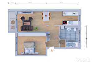 Nur mit Wohnberechtigungsschein - 2-Raum-Wohnung in Jena-Nord – Juri-Gagarin-Straße 6, 7743 Zwätzen, Jena – Vorschaubild 4