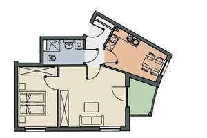 Selbständig Wohnen im Alter 2 Zimmer App im Senioren Wohnen – Lindenthaler Str. 17, 4155 Gohlis-Süd, Leipzig – Vorschaubild 7
