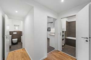 Neu sanierte 1,5-Zimmer-Wohnung in München-Laim mit neuer Einbauküche und Balkon – Schrobenhausener Straße 10, 80686 Friedenheim, München – Vorschaubild 6