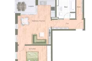 Moderne 2-Zimmer Wohnung mit Balkon und Einbauküche – Die vollständige Adresse der Immobilie erhältst du vom Anbieter., 81248 Freiham, München – Vorschaubild 7