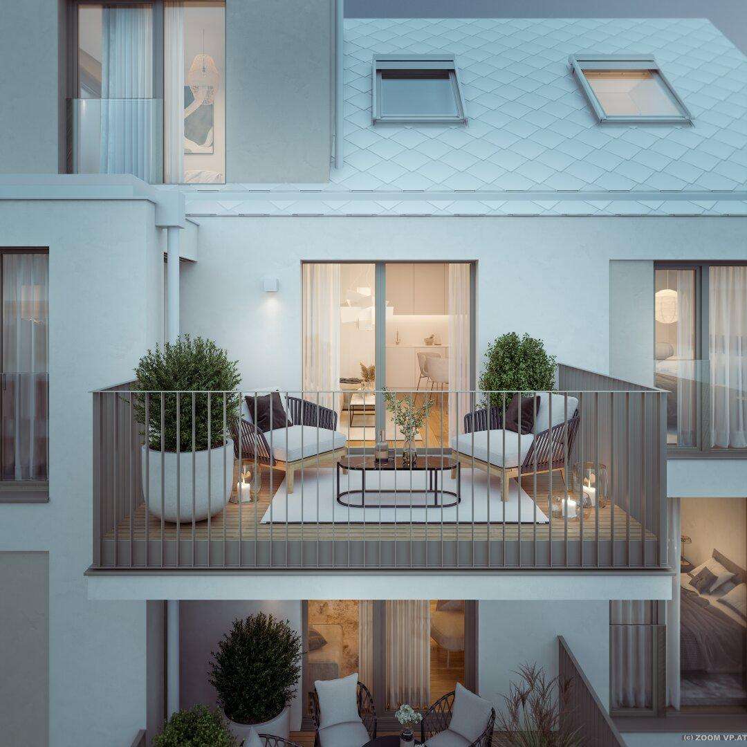 LILIE: City-Allrounder mit 3 Zimmern & Balkon in Innenhofruhelage