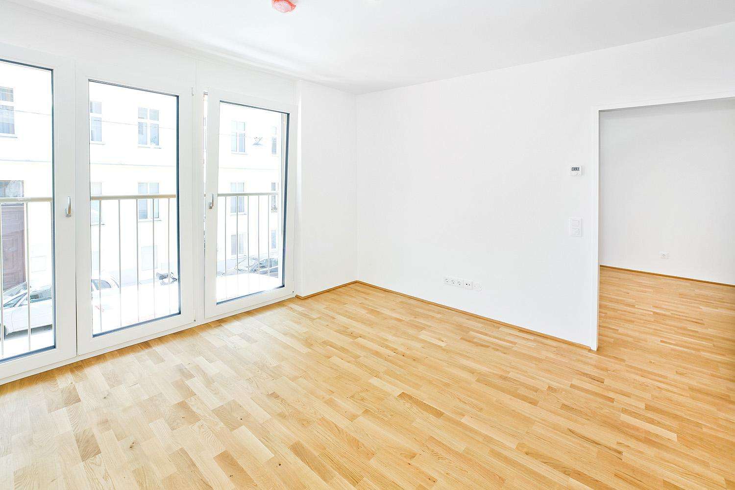 HERBSTAKTION NEUER PREIS & PROVISIONSFREI I Erstbezugshit: Helle, freundliche 2-Zimmer-Wohnung mit Balkon beim Matznerpark!