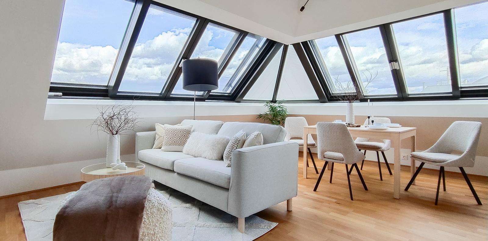 PROVISIONSFREIE VORSORGEWOHNUNG I 2-Zimmer-Wohnung mit Terrasse im 2. Dachgeschoss | beim Matznerpark mit Grünblick