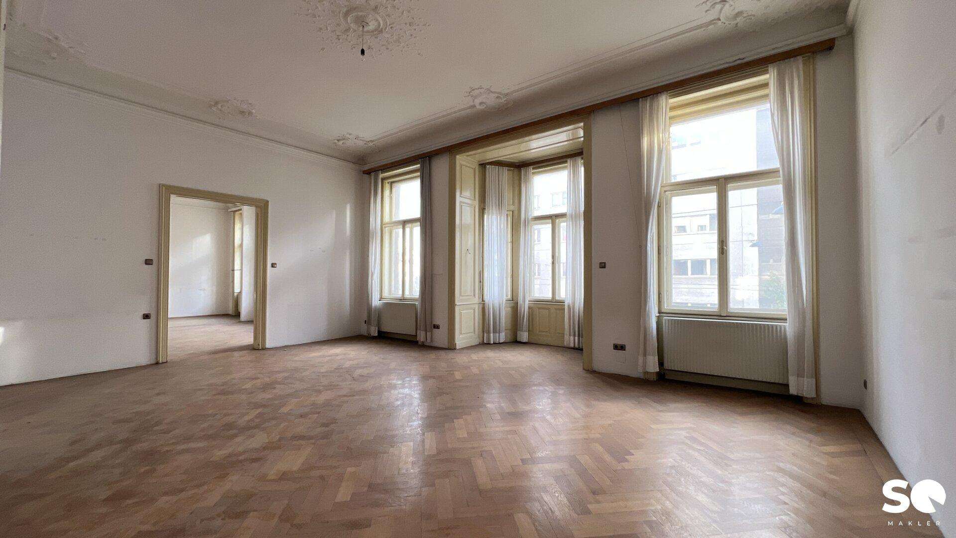 #SQ - SANIERUNGSBEDÜRFTIGE 2 ZIMMER STILALTBAU MARIAHILFERSTRAßE / TOP 14